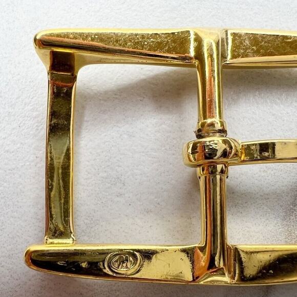 Vintage Gold Tone Simple Basic Belt Buckle for up to 1 Inch Belt - Picture 11 of 11